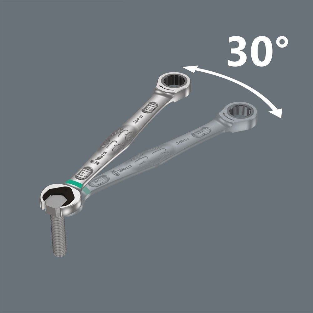 Llave combinada con carraca Joker 15 WERA - Ferretería Campollano