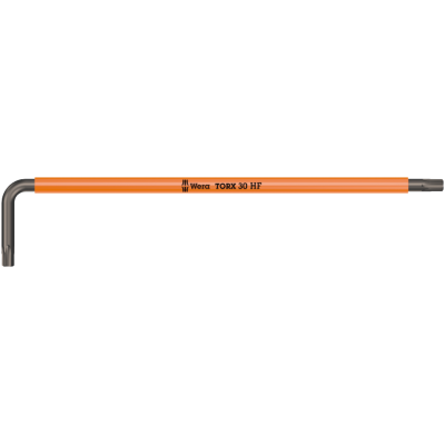 967 SXL HF Llave acodada TORX® Multicolour con función de sujeción, versión larga, TX 30 x 195 mm