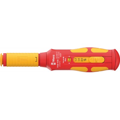 7508 VDE Kraftform Safe-Torque Speed Destornillador dinamométrico, 0,4-2,0 Nm