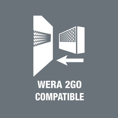 Porta-cajas de herramientas Wera 2go 1, 2 piezas