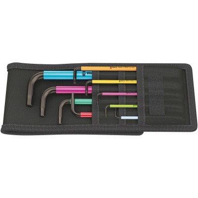 950-9 Hex-Plus Multicolour Pulgadas 1 Juego de llaves acodadas, tipo pulgadas, BlackLaser, 9 piezas